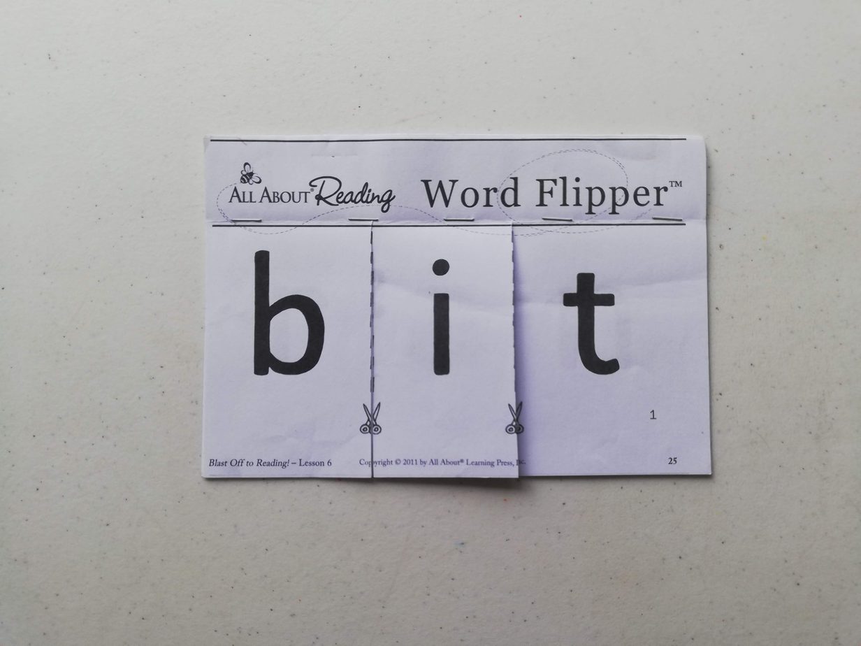 All About Reading Reading word flipper - student packet