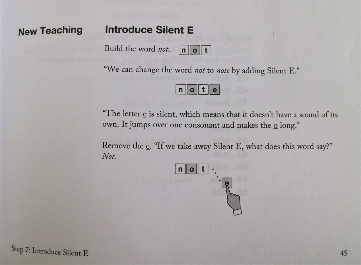 All About Spelling review teacher's manual - silent e